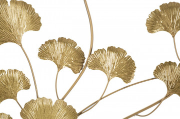 Panou decorativ auriu din metal, 115,5x4x90 cm, Little Leaf Mauro Ferretti - Img 2