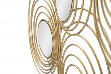 Panou decorativ auriu din metal, 90x2,5x45 cm, Rays Mauro Ferretti - Img 4