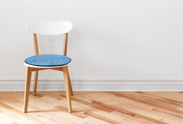 Perna scaun Alcam, negru / albastru, 36 cm - Img 4