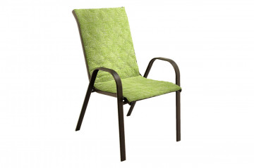 Perna scaun cu spatar Alcam, Midsummer, 105x48x3 cm, microfibra matlasta, Green Jeans - Img 1