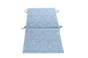 Perna scaun cu spatar Alcam, Midsummer, 105x48x3 cm, microfibra matlasta, Blue Jeans - Img 3