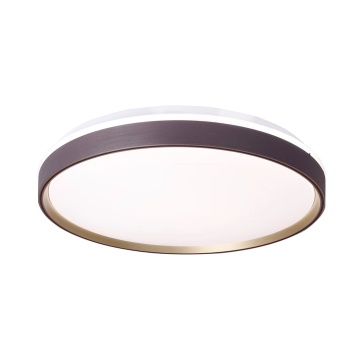 Plafoniera LED 64W, Ø50 cm, Cafe + Auriu, Juliet II, Kelektron
