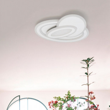 Plafoniera LED 78W, 48 x 46 cm, Alb, Belinus, Kelektron - Img 5