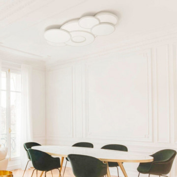 Plafoniera LED 98W, 86 x 50 cm, Alb, Belinus, Kelektron - Img 7