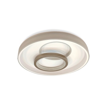 Plafoniera LED Lara, Ø40 cm, 60W, 2700 lm, Alb + Greige, Kelektron