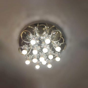 Plafoniera LED Nest, crom, Max 96W, lumina calda / neutra / rece, Kelektron - Img 1