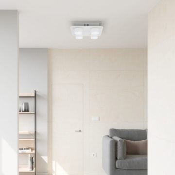 Prezentare secundara plafoniera moderna Pop S alba Kelektron, LED 16,8W, protectie IP20 si alimentare 220-240V AC