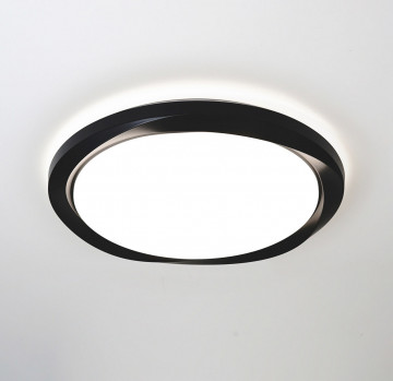 Plafoniera LED Sunna, dimabil, cu telecomanda, negru, lumina calda / rece / neutra, Kelektron - Img 2
