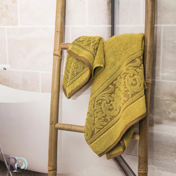 Prosop de baie, 50x90 cm, 100% bumbac, kaki, Roxyma Dream Mihaela