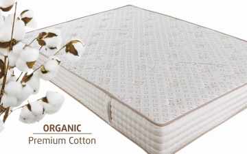 Saltea Premium Organic Cotton Pocket Memory 7 Zone de Confort 120x200 cm - Img 2