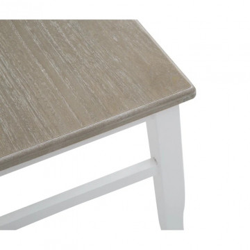 Set 2 scaune dining albe din MDF si lemn de Paulownia, 48 x 43 x 93 cm, Tolone Mauro Ferreti - Img 6