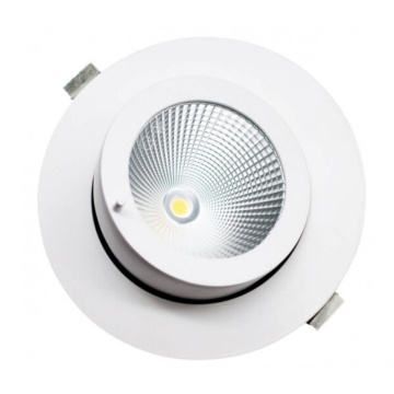 Spot incastrat LED COB Periscope, alb, Max 20W, lumina neutra, Kelektron – fotografie de prezentare a produsului
