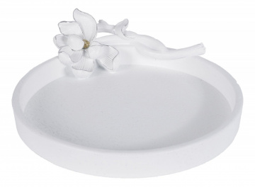 Suport decorativ pentru obiecte, rasina, 24 x 21 x 6,4 cm, Magnolia Mauro Ferreti