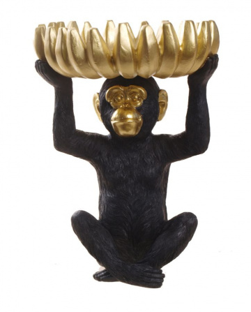 Suport decorativ pentru obiecte, rasina, Ø 23 x 31,5 cm, Banana Mauro Ferreti