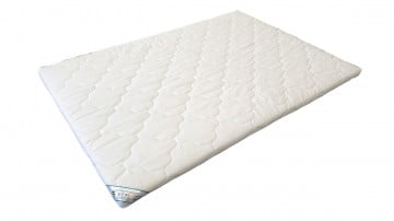 Topper HypoallergenicMed Somnart, cu husa bumbac 100%, detasabila, spalare la 90°C - 140x200 cm - Img 3