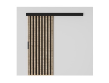 Ușă glisantă Perion – 86x1.6x205 cm – Sonoma / Negru