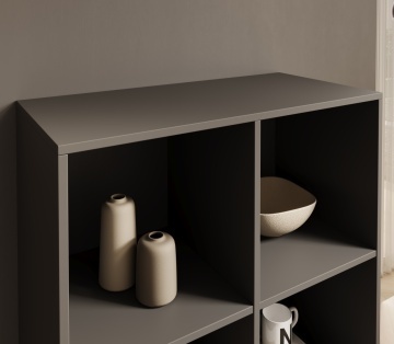 Bibliotecă, 80x120 cm, Lenti, ADRK Furniture – imagine de produs pentru prezentare