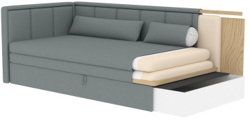 Canapea Fulgeo extensibil, 214x82x77 cm – Royal 18 – fotografie suplimentară de catalog