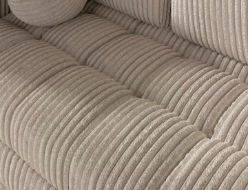 Canapea Kastol , beige velour extensibil, 137x71x74 cm – Modullo 18 - Img 8