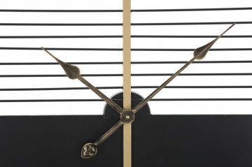 Ceas decorativ negru/alb din metal, ∅ 60 cm, Glam Stick Mauro Ferretti - Img 2