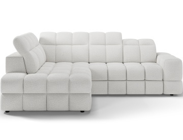 Colțar Bronon left-hand extensibil, 296x200x109 cm, orientare stânga – Royal 01