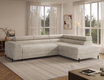 Colțar Colesio extensibil, 274x200x93 cm, orientare dreapta – Modullo 18 – imagine comercială suplimentară