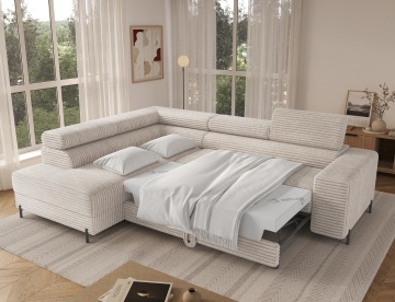 Colțar Colesio extensibil, 274x200x93 cm, orientare stânga – Modullo 01 – prezentare de catalog a produsului