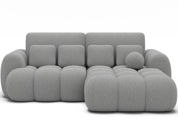 Colțar Covelion extensibil, 260x167x105 cm, orientare dreapta – Calmora 04