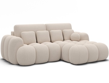 Colțar Covelion extensibil, 260x167x105 cm, orientare dreapta – Calmora 18 - Img 4