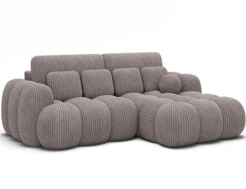 Colțar Covelion extensibil, 260x167x105 cm, orientare dreapta – Modullo 03 - Img 4