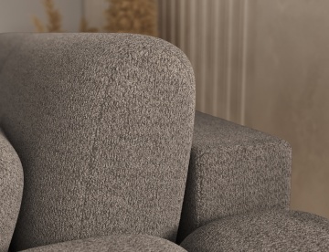 Colțar Covelion extensibil, 260x167x105 cm, orientare dreapta – Royal 20 – imagine de ansamblu a produsului
