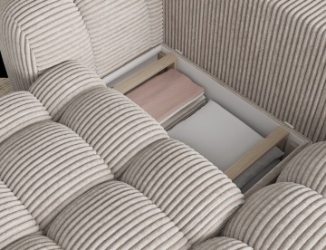 Colțar Cozion extensibil, 267x165x105 cm, orientare dreapta – Modullo 01 - Img 8