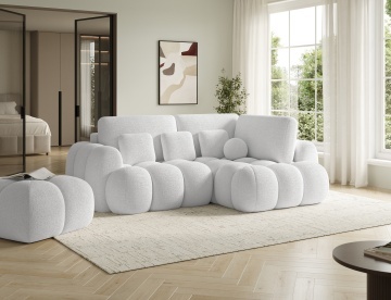 Colțar Cozion extensibil, 267x165x105 cm, orientare dreapta – Royal 01 - Img 6