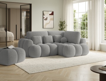 Colțar Cozion extensibil, 267x165x105 cm, orientare dreapta – Royal 04 - Img 6