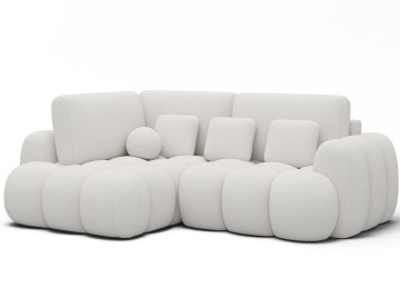 Colțar Cozion extensibil, 267x165x105 cm, orientare stânga – Paolli 01 - Img 4