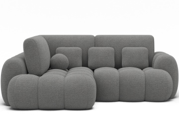 Colțar Cozion extensibil, 267x165x105 cm, orientare stânga – Royal 04