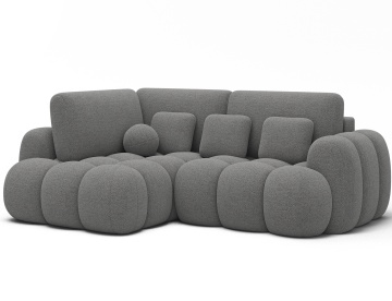 Colțar Cozion extensibil, 267x165x105 cm, orientare stânga – Royal 04 - Img 4