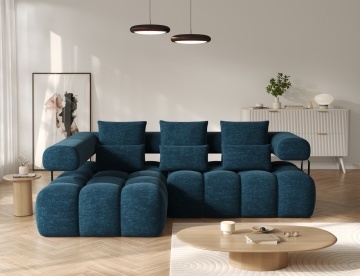 Colțar extensibil electric ELTAP Levvi Stânga 260x184 cm | Funcție pat 110x187 | Design modern premium - Img 5