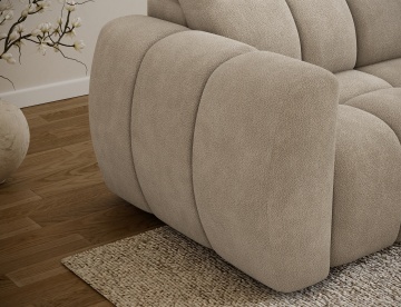 Colțar Fanito extensibil, 288x200x105 cm, orientare dreapta – Amore 18 – cadru vizual suplimentar al produsului