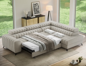 Colțar Kanedo extensibil, 269x204x86 cm, orientare dreapta – Royal 18 – prezentare alternativă a produsului