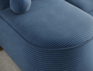Colțar Livosa extensibil, 220x144x93 cm, orientare dreapta – Jarell 40 – prezentare vizuală a produsului