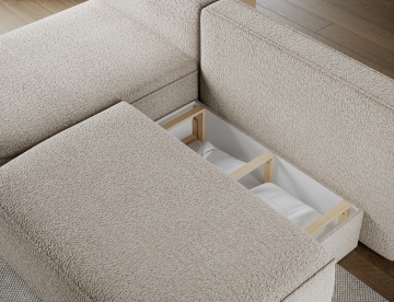 Colțar Livosa extensibil, 220x144x93 cm, orientare stânga – Royal 18 – prezentare secundară de catalog
