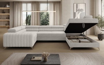 Colțar Louis extensibil, 347x202x92 cm, orientare dreapta – Royal 01 – imagine comercială suplimentară