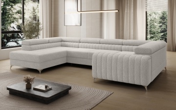 Colțar Louis extensibil, 347x202x92 cm, orientare stânga – Royal 01 – imagine de produs din seria de prezentare