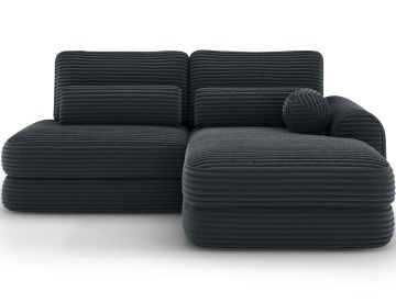 Colțar Ripeli extensibil, 217x175x96 cm, orientare dreapta – Modullo 35
