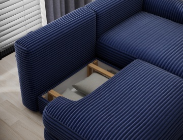 Colțar Ripeli extensibil, 217x175x96 cm, orientare dreapta – Modullo 40 – imagine alternativă de prezentare