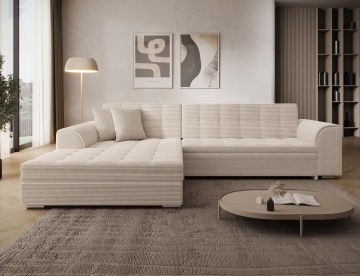 Colțar Sorento extensibil, 296x194x78 cm, orientare stânga – Jarell 18 – prezentare suplimentară a produsului
