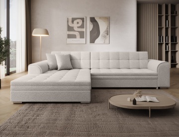Colțar Sorento extensibil, 296x194x78 cm, orientare stânga – Royal 01 – prezentare de catalog a produsului