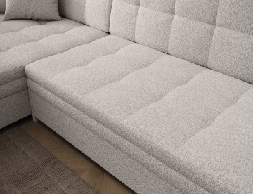Colțar Sorento extensibil, 296x194x78 cm, orientare stânga – Royal 01 – fotografie comercială a produsului