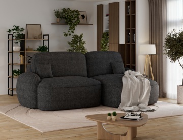 Colțar Tesalia extensibil, 247x150x93 cm, orientare dreapta – Royal 05 - Img 6